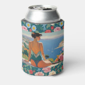 ブルネットガールズオーバールッキングフローラアイランドパラダイス 缶クーラー (缶裏面)