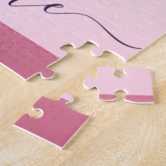 ブルネットガールローラーブレードスケートで滑るスケーター名 ジグソーパズル (側面)