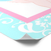 ブルネットバレリーナ&ブルーダマスク ポスター (角)