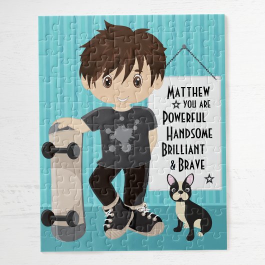 ブルネットパワーアンドブレイブボーイジグソーパズル ジグソーパズル