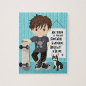 ブルネットパワーアンドブレイブボーイジグソーパズル ジグソーパズル (縦)