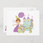 ブルネットプリンセス ポストカード (正面/裏面)