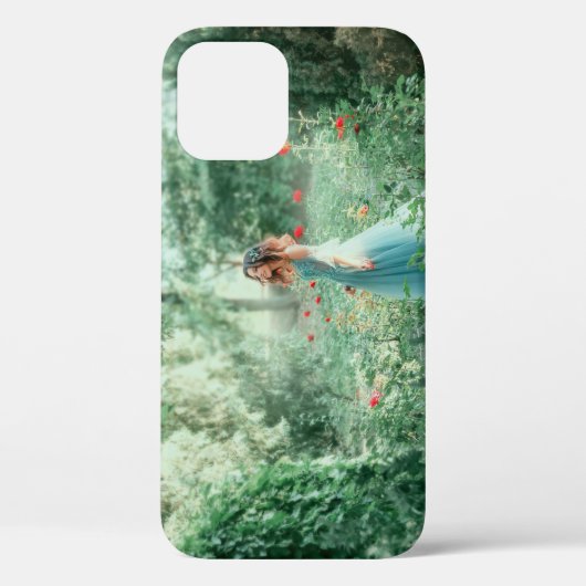 ブルネットプリンセス：妖精の森の水色 Case-Mate iPhoneケース (裏面)