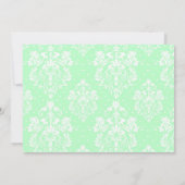 ブルネットボーイファーストコミュニオンダマスク 招待状 (裏面)