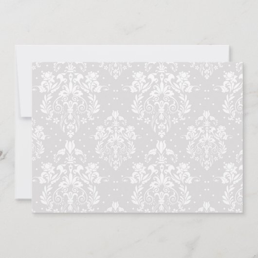 ブルネットボーイファーストコミュニオンダマスク 招待状 (裏面)