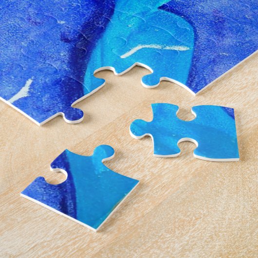 ブルネットマーメイドパズル ジグソーパズル (側面)