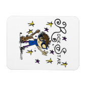 ブルネットロックスター マグネット (横)