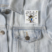 ブルネットロックスター 缶バッジ (インサイチュ)