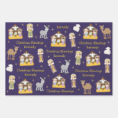 ブルネット出生の場 ラッピングペーパーシート (正面3)