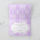 ブルネット女子ファーストコミュニオンサンキュー サンキューカード (内部)