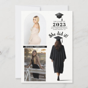 ブルネット女子卒業写真発表会 招待状