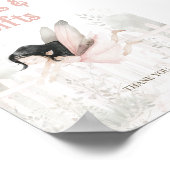 ブルネット妖精の本ベビーテーブルの標識 ポスター (角)