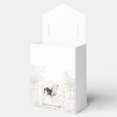 ブルネット妖精の赤ちゃんシャワーありがとう フェイバーボックス (オープン)