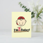 ブルネット少年野球2回目の誕生日 ポストカード (スタンド正面)