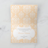 ブルネット男の子の最初のコミュニオンダマスク'ありがとう サンキューカード (内部)