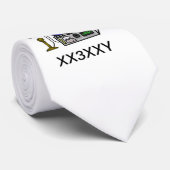 ブルネット·ハム·ラジオのピンアップ·ガール·カスタマイズタイ·イット！ ネクタイ (ロール)