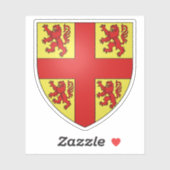 ブルノイ、エソンヌ、イル・ド・フランスの紋章 シール (シート)