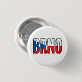 ブルノ・チェコ 缶バッジ (正面&裏面)