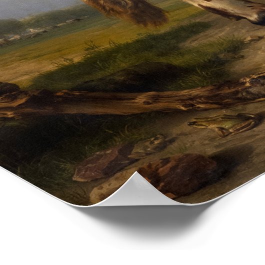 ブルバイユージーンジョセフヴェルボエクホーフェン ポスター (角)