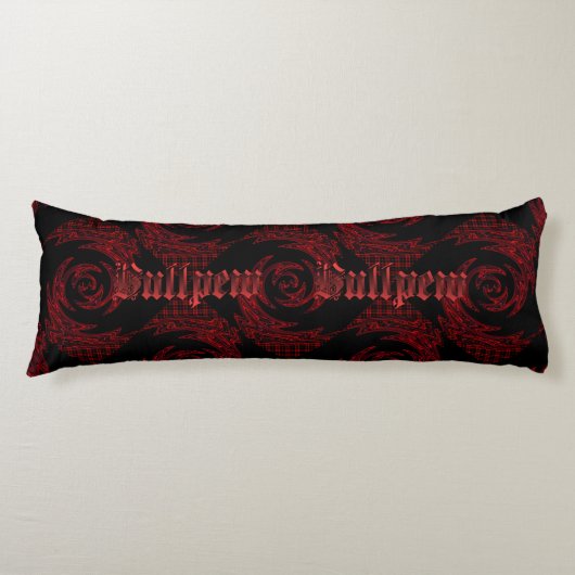 ブルピュー風のジグザグのカオス ボディピロー (正面)