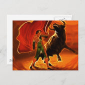 ブルファイターとエル・トロ ポストカード (正面/裏面)