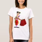 ブルファイターとレッドケープTシャツ Tシャツ (正面)