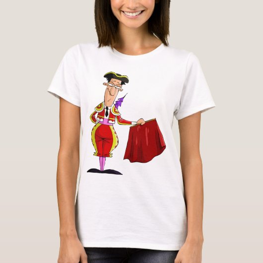 ブルファイターとレッドケープTシャツ Tシャツ (正面)