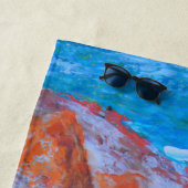 ブルファイタービーチタオル ビーチタオル (インサイチュ)