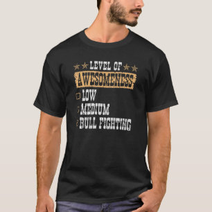 ブルファイターレベルの素晴らしいロデオピエロ球根 Tシャツ