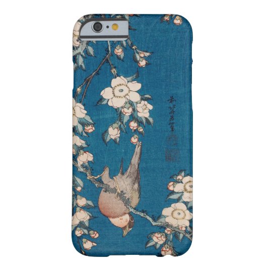 ブルフィンチオンザウィーピングさくらんぼ支部北斎 Case-Mate iPhoneケース (裏面)