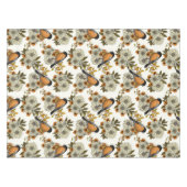 ブルフィンチオン秋花模様2 テーブルクロス (正面(横))