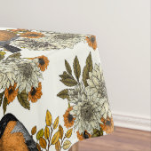 ブルフィンチオン秋花模様2 テーブルクロス (インサイチュ)