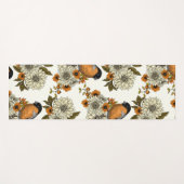 ブルフィンチオン秋花模様2 ヨガマット (正面(横))