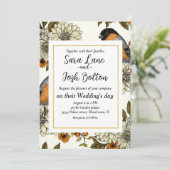 ブルフィンチオン秋花模様2 招待状 (スタンド正面)