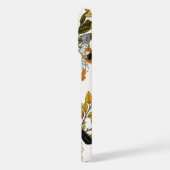 ブルフィンチオン秋花模様2 iPhoneケース (左側面)