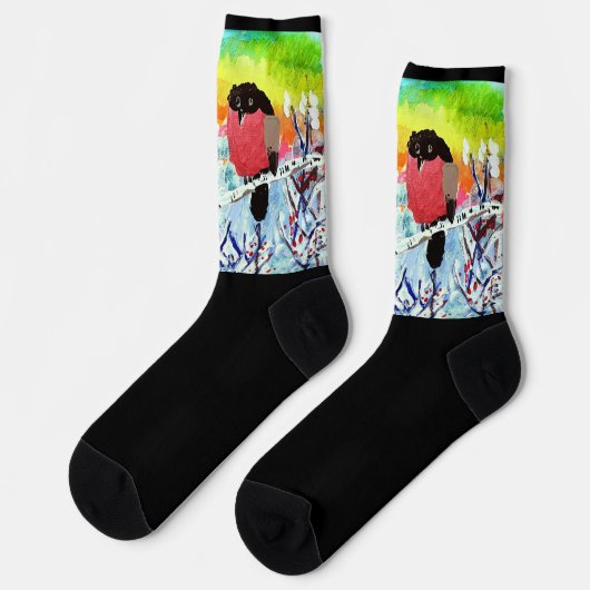 ブルフィンチバードクルーソックス ソックス (左)