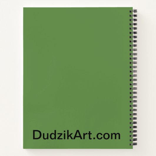 ブルフィンチ野鳥化粧用バッグパウチ ノートブック (裏面)