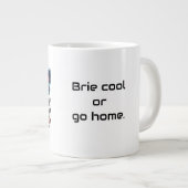 ブルフランスのドッグブリークール引用文 ジャンボコーヒーマグカップ (正面右)