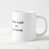 ブルフランスのドッグブリークール引用文 ジャンボコーヒーマグカップ (右)