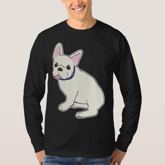 ブルフランスのドッグ74 Tシャツ (正面)