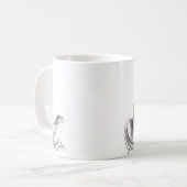 ブルフロッグアートマグFrog Coffee Cup Frog Mug コーヒーマグカップ (正面左)