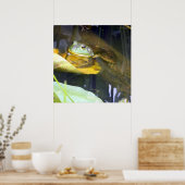 ブルフロッグ入浴美しいポスター ポスター (キッチン)