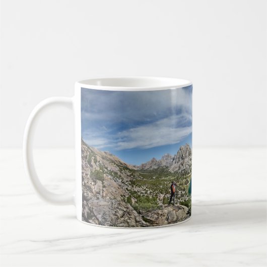 ブルフロッグ湖とカーサージパス – Sierra コーヒーマグカップ (左)