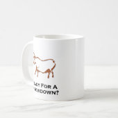 ブルブルでズキズキしたブラウンを食べる コーヒーマグカップ (正面左)