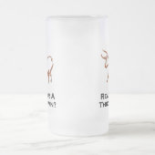 ブルブルでズキズキしたブラウンを食べる フロストグラスビールジョッキ (中央)