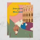 ブルプリンセス古代ローマンサン結婚ズ 招待状 (正面/裏面)