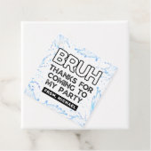 ブルプールパーティー誕生日メッセージカード フェイバータグ (インサイチュ)