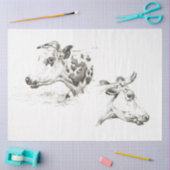 ブルヘッズエフェメラデコペヴィンテージファームカウズ 薄葉紙 (クラフト)