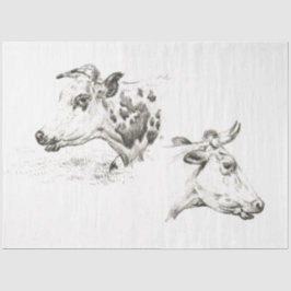 ブルヘッズエフェメラデコペヴィンテージファームカウズ 薄葉紙