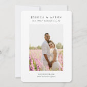 ブルヘッドシティ結婚のアリゾナ日付を保存 招待状 (裏面)